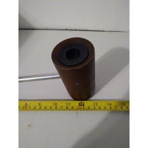 Vintage Wooden Gavels Salt and & Pepper Shakers Set 13.5" long handle 4.5" Wide